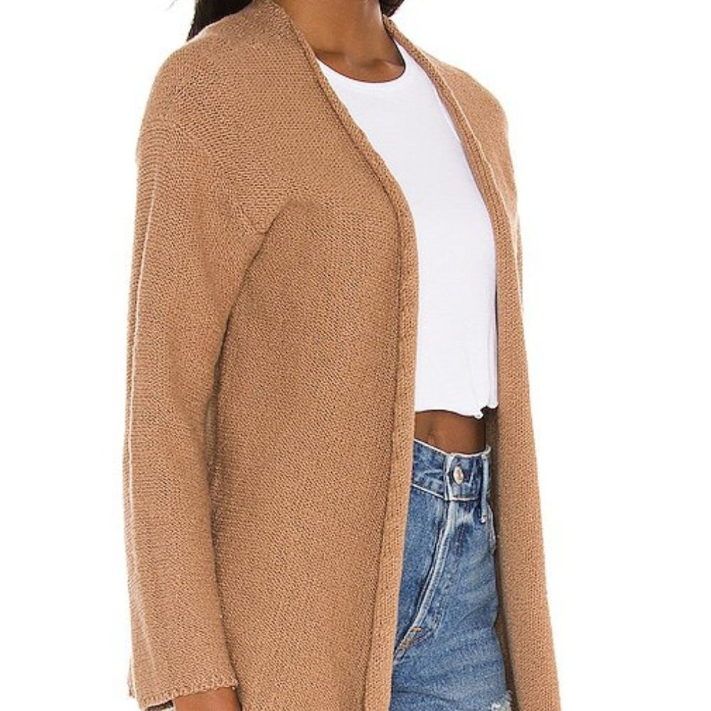 One Grey Day Nolan Cardigan In Brown (Small)